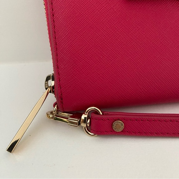 Danier Pink Leather Wristlet Wallet - Picture 9 of 10